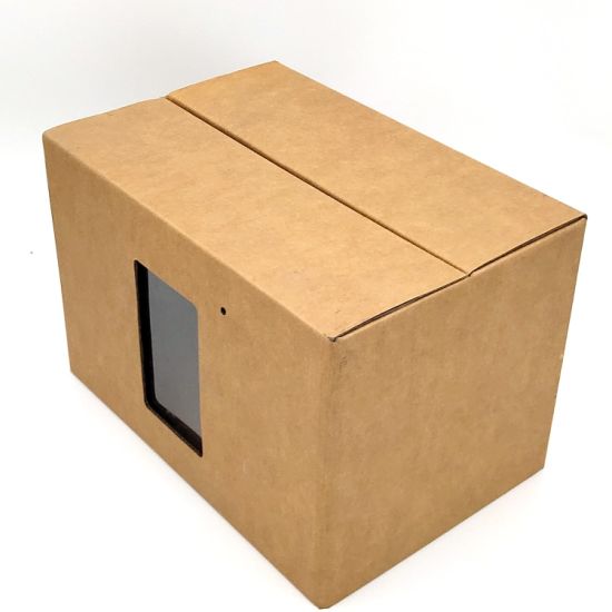 Custom Printed Brown Corrugated Shipping Kraft Paper Box Meats Packaging Carton