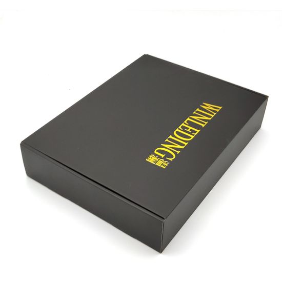 Luxury Customized Black Gift Watch Packing Box Jewelry Packaging Box