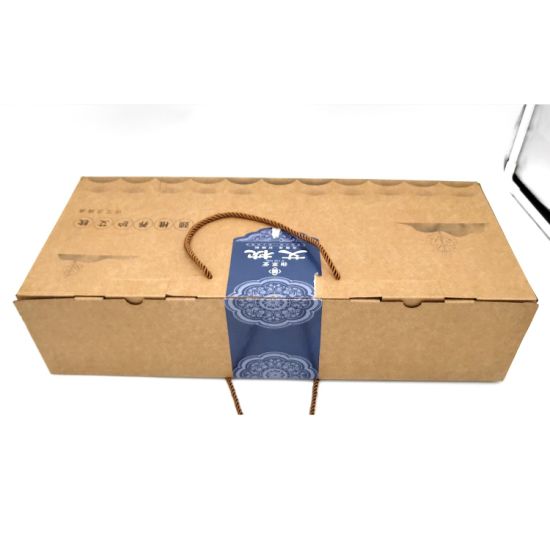 Wholesale Custom Rectangle Vegetable Electrical Products Packaging Rigid Cardboard Paper Corrugated Box with Handle